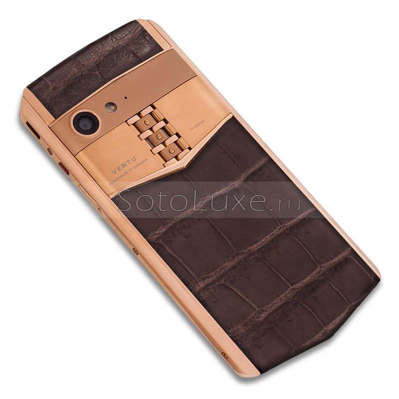 Vertu Aster P Gold Brown Crocodile Vertu Aster P Gold Brown Crocodile фото