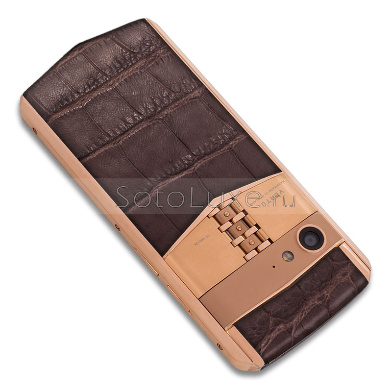 Vertu Aster P Gold Brown Crocodile Vertu Aster P Gold Brown Crocodile фото