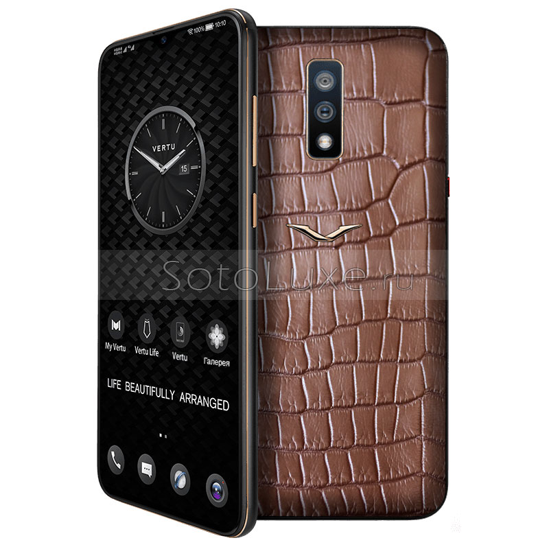 Vertu Life Vision Brown Crocodile Vertu Life Vision Brown Crocodile фото