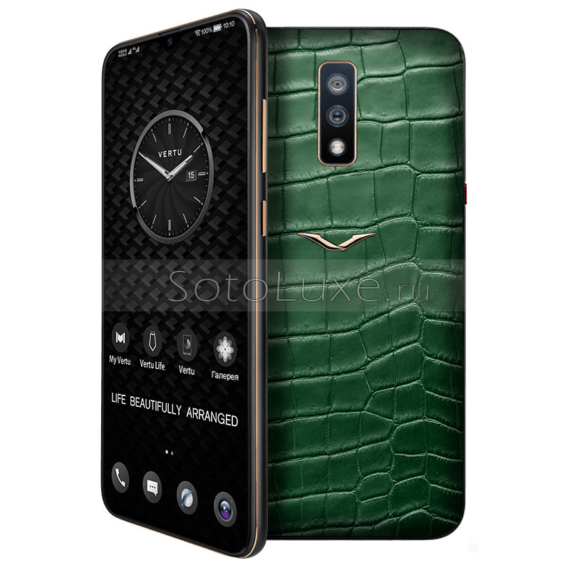Vertu Life Vision Green Crocodile Vertu Life Vision Green Crocodile фото