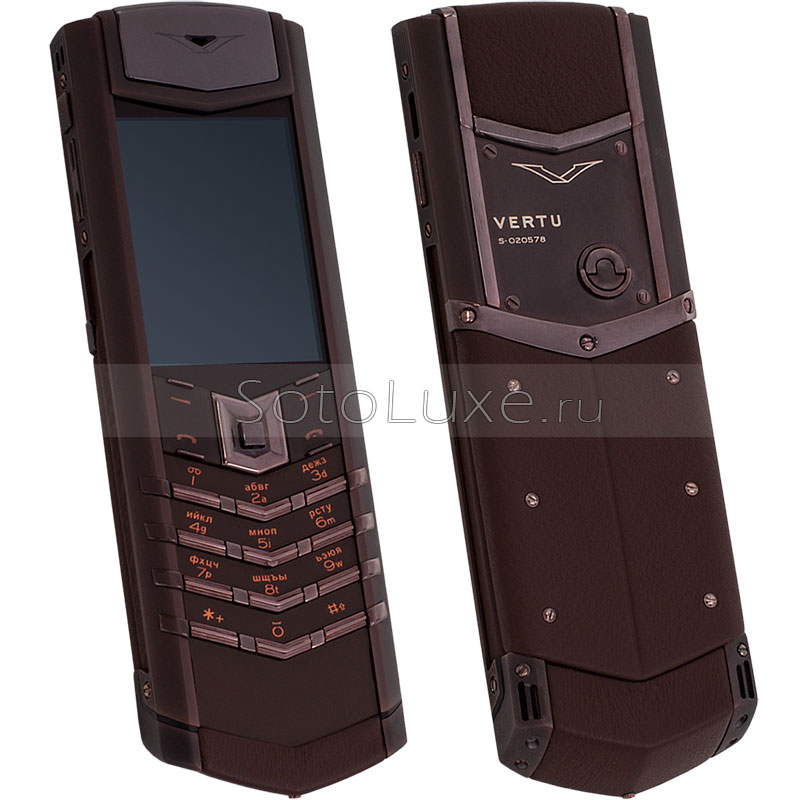 Vertu Signature S Design фото Pure Chocolate фото Телефон Vertu Signature S Design фото Pure Chocolate фото