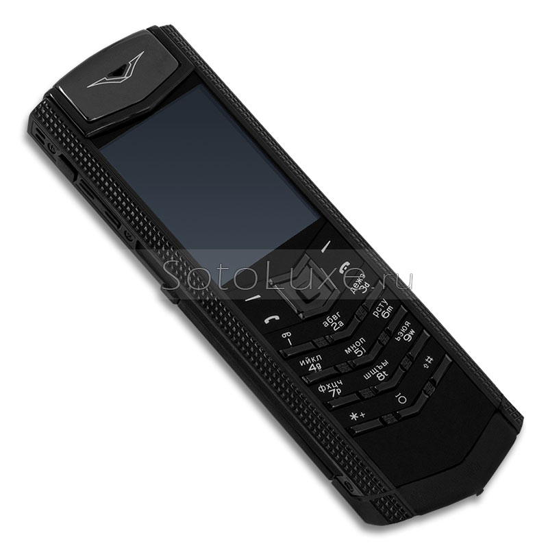 Vertu Signature S Design Clous De Paris Pure Black фото Vertu Signature S Design Clous De Paris Pure Black фото