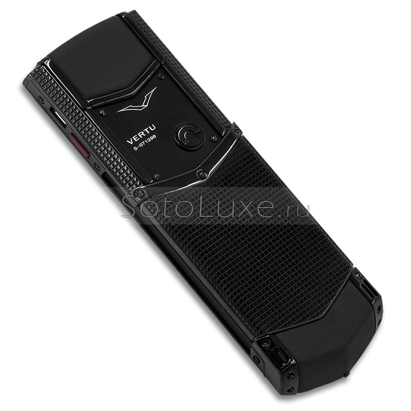 Vertu Signature S Design Clous De Paris Pure Black фото Vertu Signature S Design Clous De Paris Pure Black фото