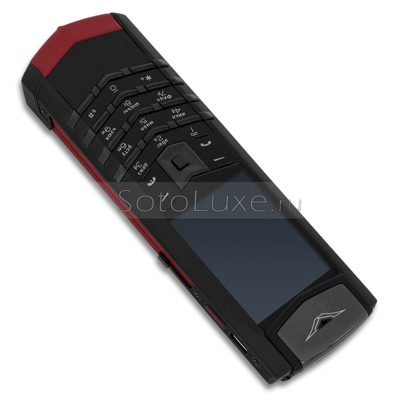 Vertu Signature S Design Pure Black PVD Red Leather фото 2 Телефон Vertu Signature S Design Pure Black PVD Red Leather фото 2