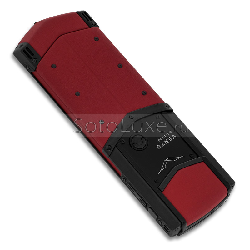 Vertu Signature S Design Pure Black PVD Red Leather фото 4 Телефон Vertu Signature S Design Pure Black PVD Red Leather фото 4
