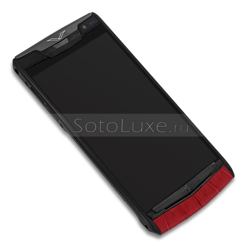 Vertu Signature Touch Pure Black Red Crocodile Vertu Signature Touch Pure Black Red Crocodile фото