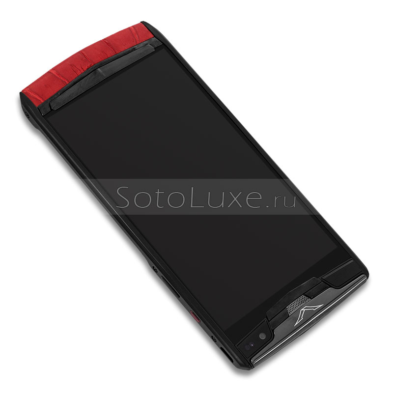 Vertu Signature Touch Pure Black Red Crocodile Vertu Signature Touch Pure Black Red Crocodile фото
