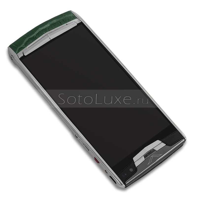 Vertu Signature Touch Jet Calf Green Crocodile Vertu Signature Touch Jet Calf Green Crocodile фото