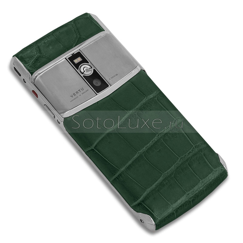 Vertu Signature Touch Jet Calf Green Crocodile Vertu Signature Touch Jet Calf Green Crocodile фото