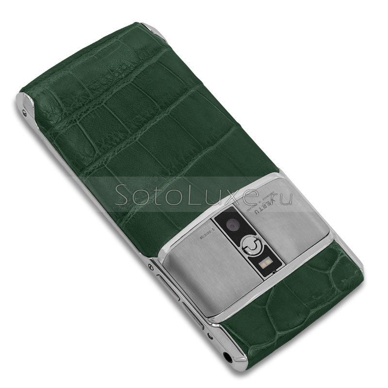 Vertu Signature Touch Jet Calf Green Crocodile Vertu Signature Touch Jet Calf Green Crocodile фото