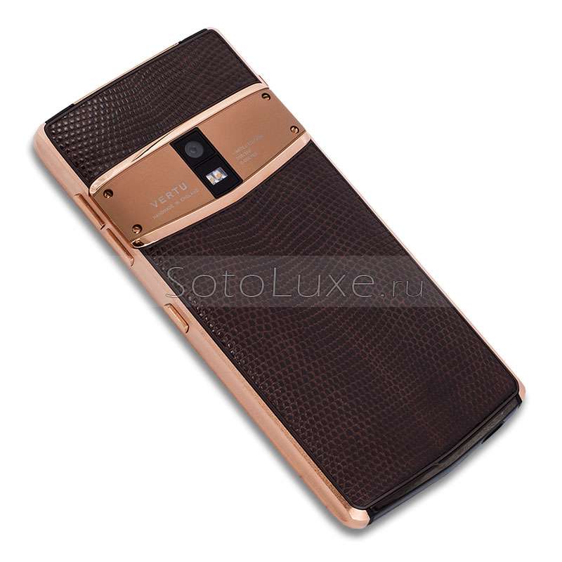 Vertu Constellation X Gold Brown Iguana Vertu Constellation X Gold Brown Iguana фото