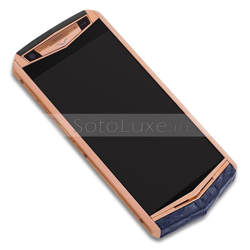 Vertu Aster P Gold Blue Python Vertu Aster P Gold Blue Python фото