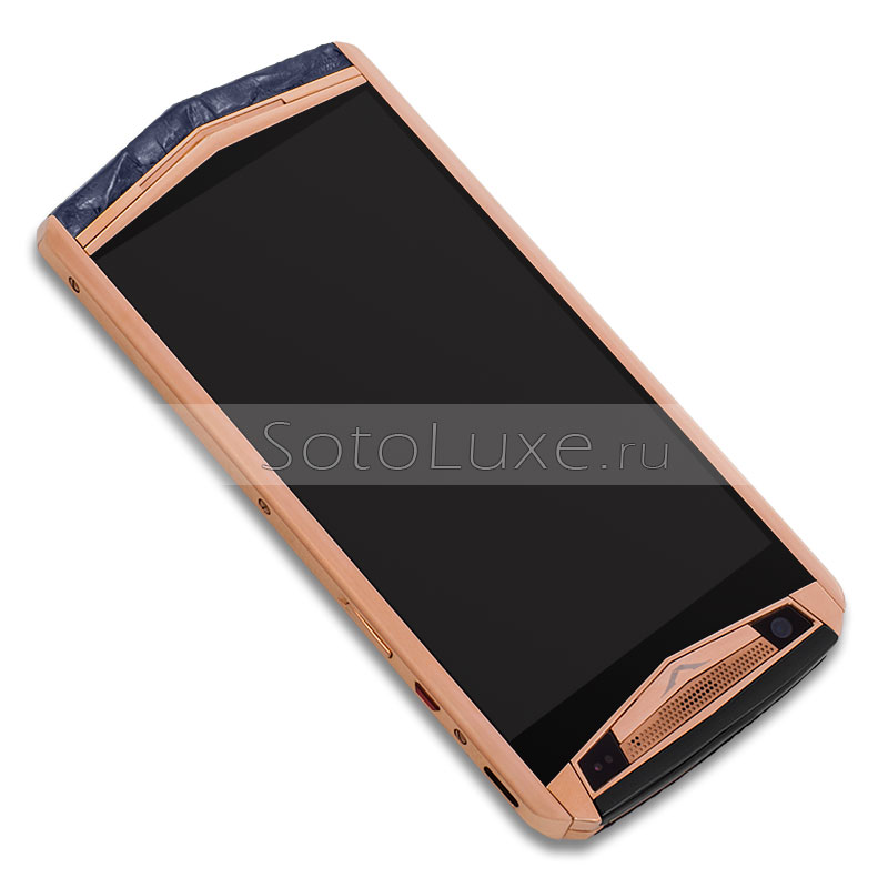 Vertu Aster P Gold Blue Python Vertu Aster P Gold Blue Python фото