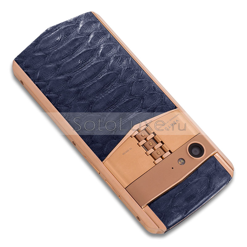 Vertu Aster P Gold Blue Python Vertu Aster P Gold Blue Python фото