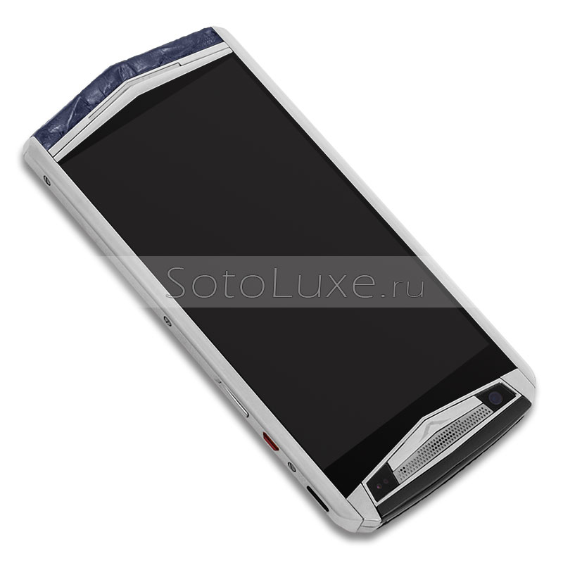 Vertu Aster P Stainles Steel Blue Python Vertu Aster P Stainles Steel Blue Python фото