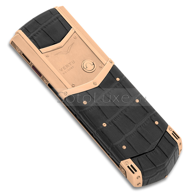 Vertu Signature S Design Gold Alligator Vertu Signature S Design Gold Alligator фото