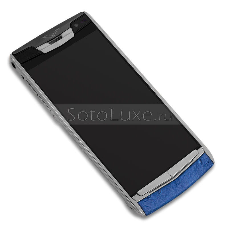 Vertu Signature Touch New Blue Ostrich Vertu Signature Touch New Blue Ostrich