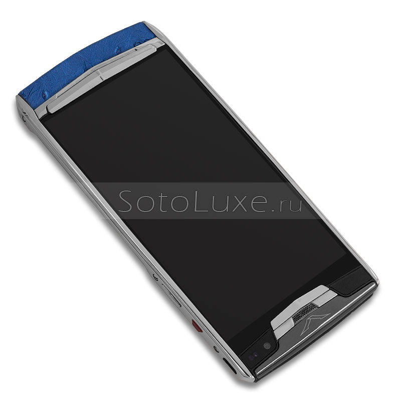 Vertu Signature Touch New Blue Ostrich Vertu Signature Touch New Blue Ostrich