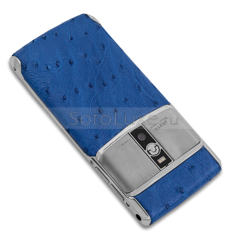 Vertu Signature Touch New Blue Ostrich Vertu Signature Touch New Blue Ostrich