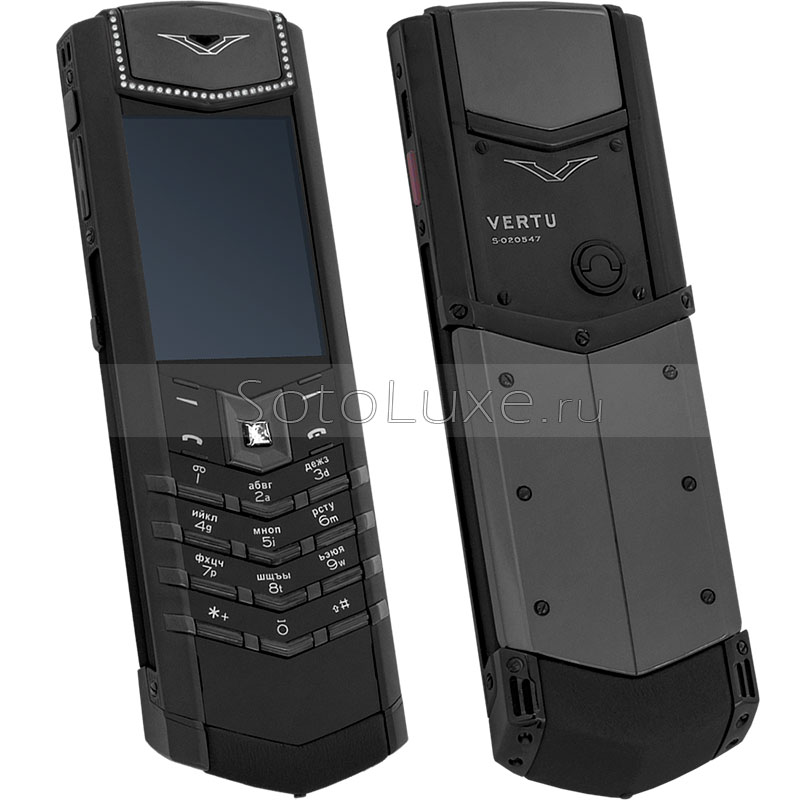 Vertu Signature S Design Pure Black Ultimate Black Ceramic Diamonds фото Vertu Signature S Design Pure Black Ultimate Black Ceramic Diamonds